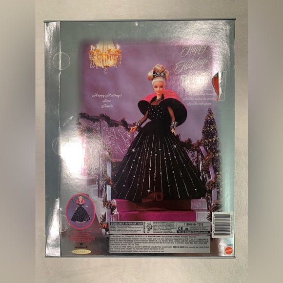 1998 RARE MISPRINT Holiday Barbie - Picture 2 of 2